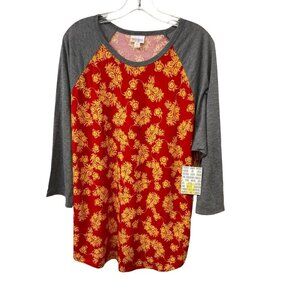 NEW Lularoe Randy Floral Blouse Top Women’s Size 3XL
